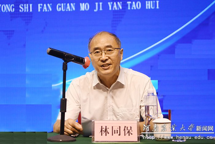副董事长林同保在研讨会上讲话